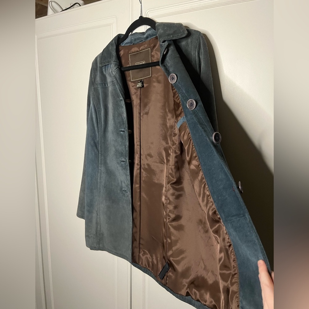 Vintage Coach 100% Suede Leather Jacket – Y2K Era - Picture 12 of 16